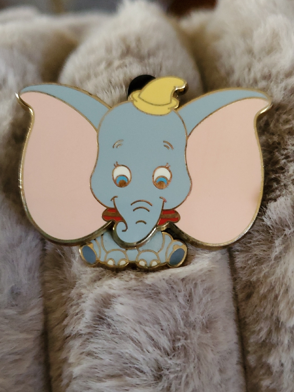 2006 Cuties Collection Disney Dumbo Enamel Pin - Blue, Pink & Yellow